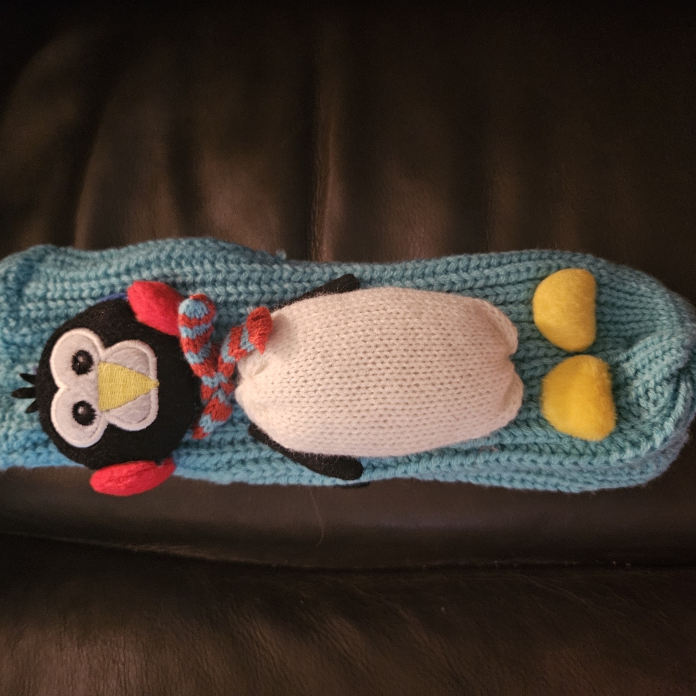 Penguin Bird Toy - Blue and Yellow